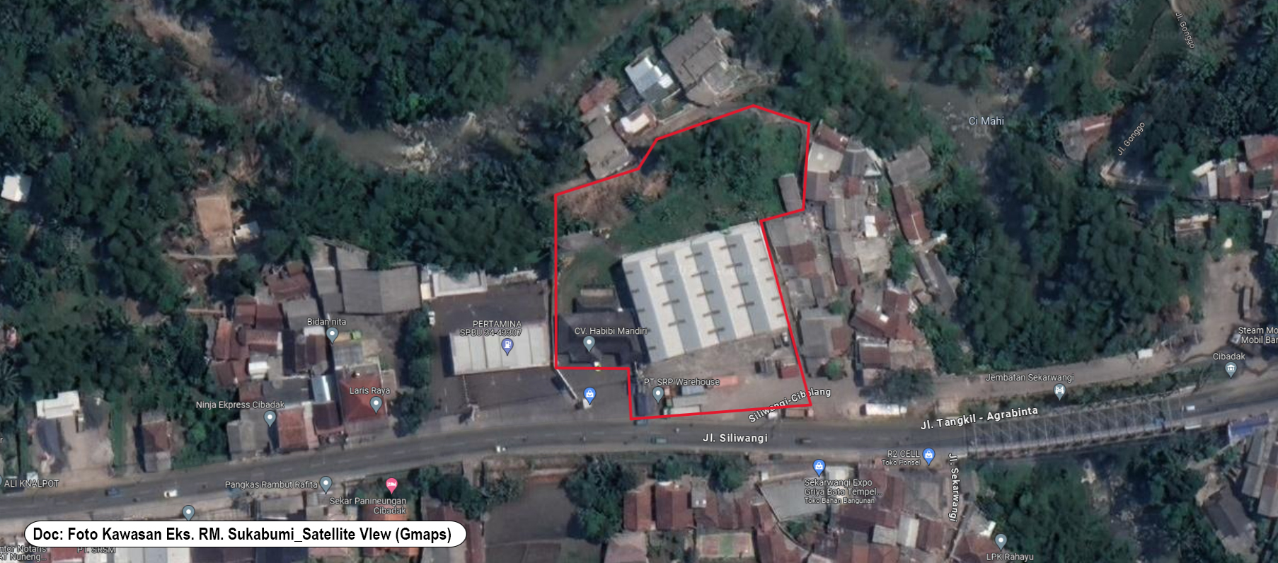 Pergudangan Cibadak , Sukabumi - Kavling C (Sewa Pertahun)